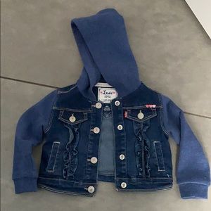 Levi’s crop jean jacket